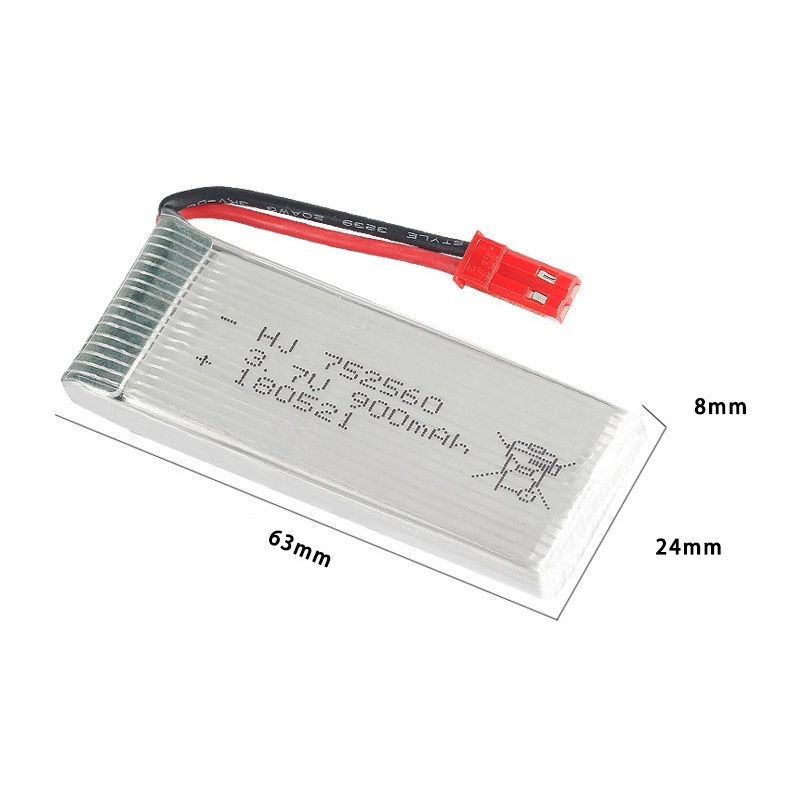 JST 3.7V 900mah Rechargeable B - Eachine Drone E58 评论和价格