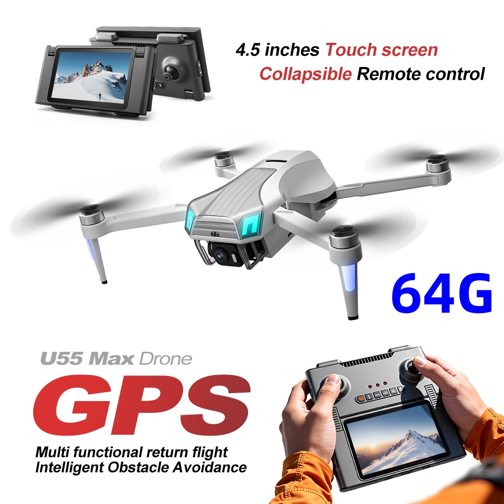 NCZOBOE U55  GPS Drone with Sc - Drone Gimbal 2 Axis 评论和价格